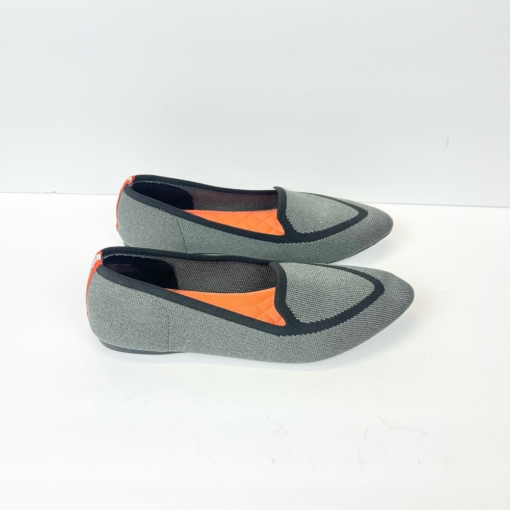 Birdies The Blackbird Heather Gray Knit Fabric Loafer Women's Size 8.5